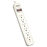 Tripp Lite TLP604 Surge Protector Strip 120V 6 Outlet 4ft Cord 790 Joule