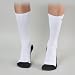 Nike - Nike FIT DRY Basketball Socken - White Black, Größe 35 Eu/38 Eu