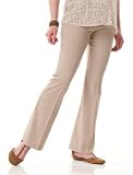 Motherhood Maternity: Smock Waist Twill Smocked Waist Fit And Flare Maternity Pants