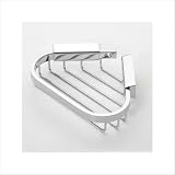 :USE Bath Shower Baskets 6-Inch Corner Basket, Polished Chrome by 