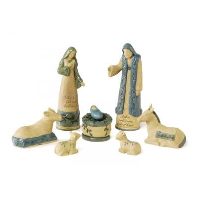 Glory & Peace Seeds of Faith Tabletop Nativity Set