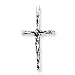 Sterling Silver Larger Antiqued Crucifix Pendant