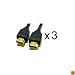 3 Pack of HDMI 6FT Cables: 1.3a Category 2(Full 1080P Capable)(Compatible with Xbox 360 & PS3)