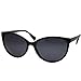 grinderPUNCH Women's Polarized Cateye Sunglasses Lentes Black
