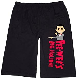 RBST Men's Pee Wee's Big Holiday Lounge breeches Shorts Pants L Black
