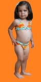 Bikini Safari Tour. Girl Swimwear. (2T,3T).