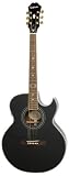 Epiphone PR-5E Acoustic-Electric Guitar, Shadow Preamp, Black