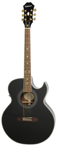 Epiphone PR-5E Acoustic-Electric Guitar Shadow Preamp Black