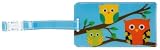 Pepper Pot By The Gift Wrap Company Camp Cahoot Owls Vinyl Luggage Tag (Pack of 2)