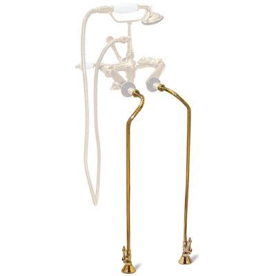 American Bath Factory F5-1095-SN 45 Supply Line with Shutoffs, Satin Nickel