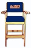 Illinois Spectator Chair - Oak Finish - NCAA Team