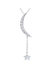 Bradshaws Moon & Star Necklace - Sex and the City 2 Inspired