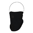 ZANheadgear Black Micro Fleece Face Mask with Mesh Mouth