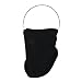 ZANheadgear Black Micro Fleece Face Mask with Mesh Mouth