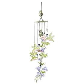 Garden Chime - 24" Hummingbird and Flowers Windchime