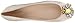 Nine West Women's Aranella Metallic Ballet Flat