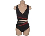 It Figures! Lengthwise Collection Color Block Tank Style Swimsuit RETAIL VALUE $92