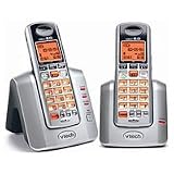 V-Tech VT3111-2 Two Handset Cordless Phone System with Caller ID and Handset Speakerphone (Silver)