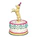 Labrador Retriever Animated HAPPY BIRTHDAY Cake Figurine New