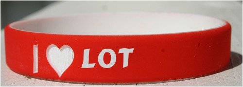 I Love Lot Custom Wristband