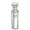 Klean Kanteen Water Bottle With Bamboo Cap, 27-Ounce