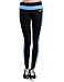 Baleaf Women's Yoga Running Active Ankle Legging Hidden Pocket Little Boy Blue Size S