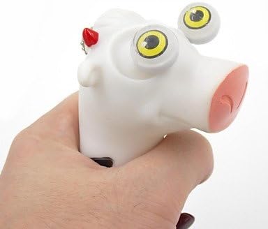 QHY Cute Zoolife Cows Extrusion Pop-eyes Decompression Vent Toy Doll