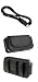 OEM Original USB 2.0 Data Sync Connect Transfer Charging Cable Cord Wire+Leather Case Holster Cover Side Pouch with Belt Clip For ATT LG Incite ATT LG Neon II GW370 Verizon LG Octane ATT LG Prime GS390 Tmobile LG Sentio GS505 - Auction4tech
