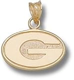 Georgia Bulldogs G 3/8 Pendant - 14KT Gold Jewelry