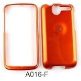 HTC Desire Honey Burn Orange Hard Case,Cover,Faceplate,Snap On,Housing,Prot ....