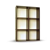 Way Basics Tribeca Shelf, Espresso (Pack of 2)