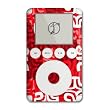 Swanky Red Design iPod 3G Protective Decal Skin Sticker