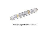Beautiful Petite 14K. 2 Tone Gold Ladies 1/5ctw. Diamond Band