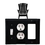 Adirondack Combination Cover - Switch, Outlet And GFI