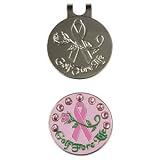 Winning Edge Designs Breast Cancer Prevention Rose Magnetic Hat Clip Ball Marker