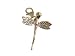 Monili sterling silver Dragonfly charm