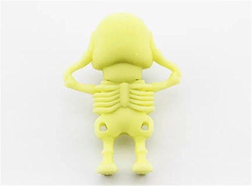 KOOEOY 64GB 64GB Cartoon White Skeleton Shape USB Flash Drive USB Flash Disk Pen Drive Memory Stick Pen drive