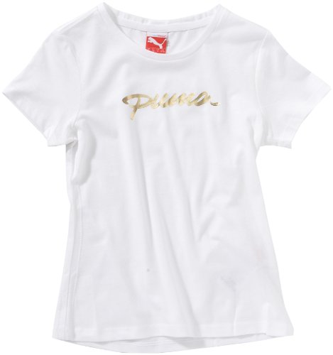 PUMA Kinder T-Shirt Q4, white, 176, 816959 03 Preisvergleich