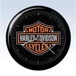 Harley Davidson Classic Flame Wall Clock Licensed