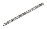 Titanium Brushed and Polished Bracelet - 8.75 inches