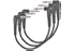 Planet Waves Classic Series Instrument Cable with Right Angle Plug, 0.5 feet (3-pack)