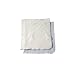 giggle Better Basics Blue/ivory Swaddle Blankets - Set Of 2 (organic)