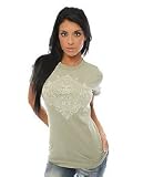 Obey The E Pluribus Obey T-Shirt in Army,T-shirts for Women