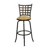 American Heritage 32CC-M42 Madera Stool in Coco with Camel Microfiber