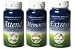 Vaxa Attend Strategy Pack for Attention Deficit Disorder - 3 Bottle Kit - Attend, Memorin & Extress