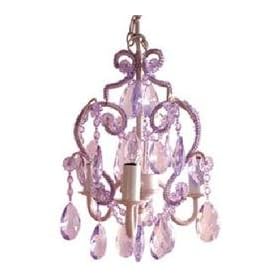 Tadpole Classics Gingham Fuchsia - 3 bulb chandelier
