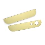 [Aftermarket Product] Gold Top+Bottom Glass Back Cover for iPhone 5 Replacement Replace Repair Fix