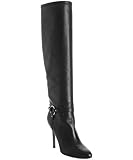 Jimmy Choo black leather 'Joss' tall boots