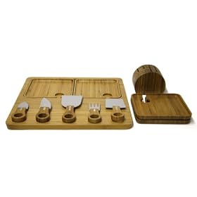 Mango Leaf 15504 Bamboo Entertaining Set by Mango Leaf