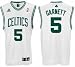 Kevin Garnett Jersey: adidas White Replica #5 Boston Celtics Jersey